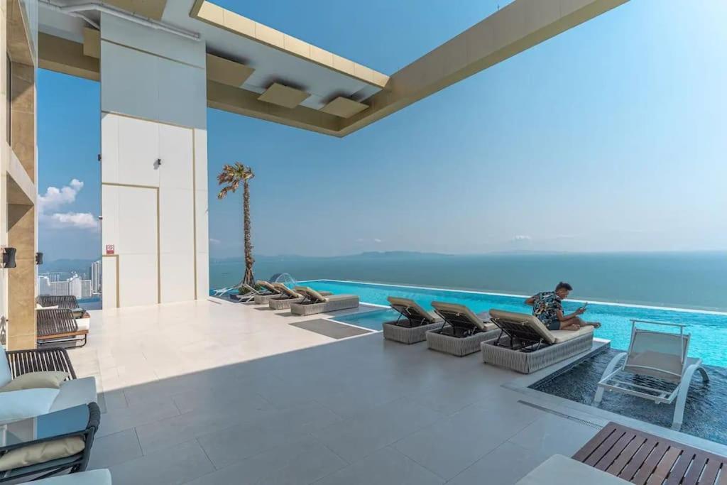 Sea View 5 Star Facilities Luxury Stay At Pattaya Jomtien Beach Exterior photo
